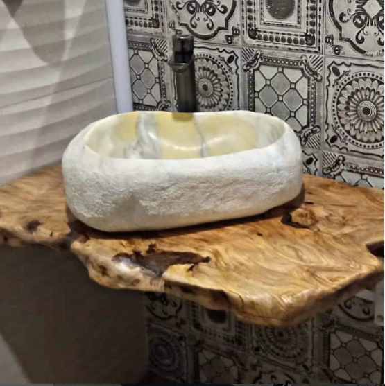 Lavabo de piedra