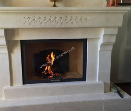 Chimenea de mármol
