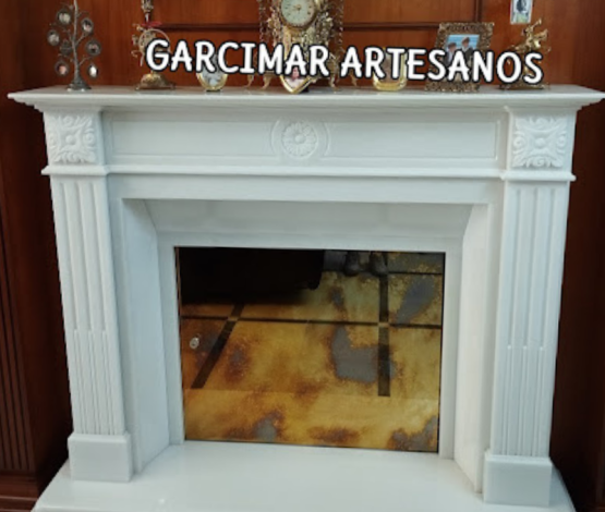 Chimenea de mármol